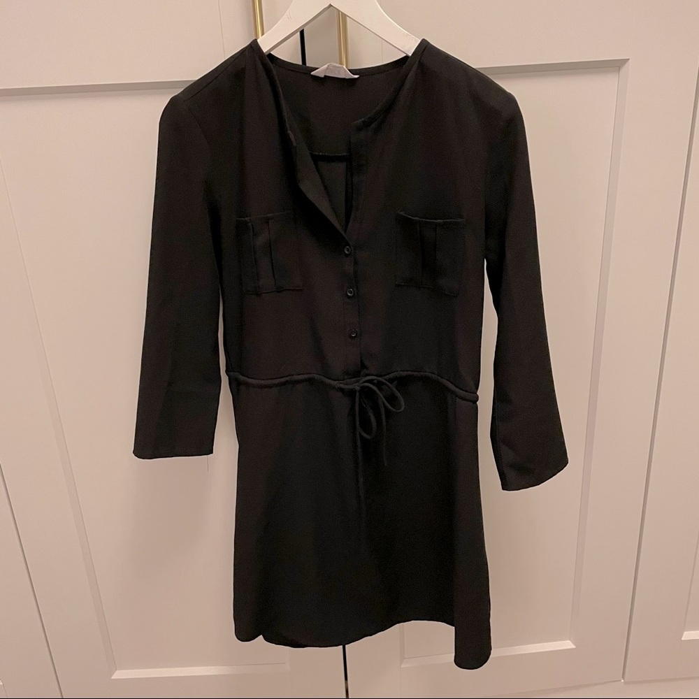 Jack by BB Dakota Black 3/4 Slv Dress